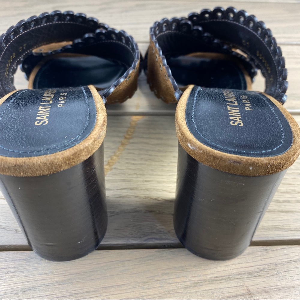 Saint Laurent crisscross sandals - Picture 11 of 15